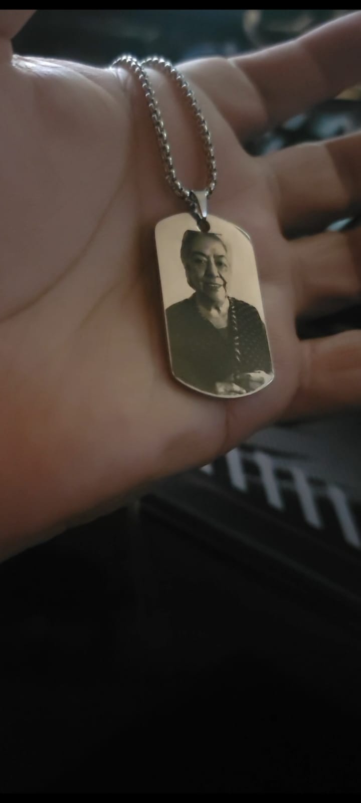 Collar tipo militar personalizable