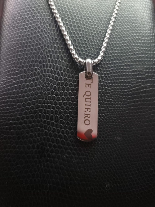 Collar personalizado Vertical