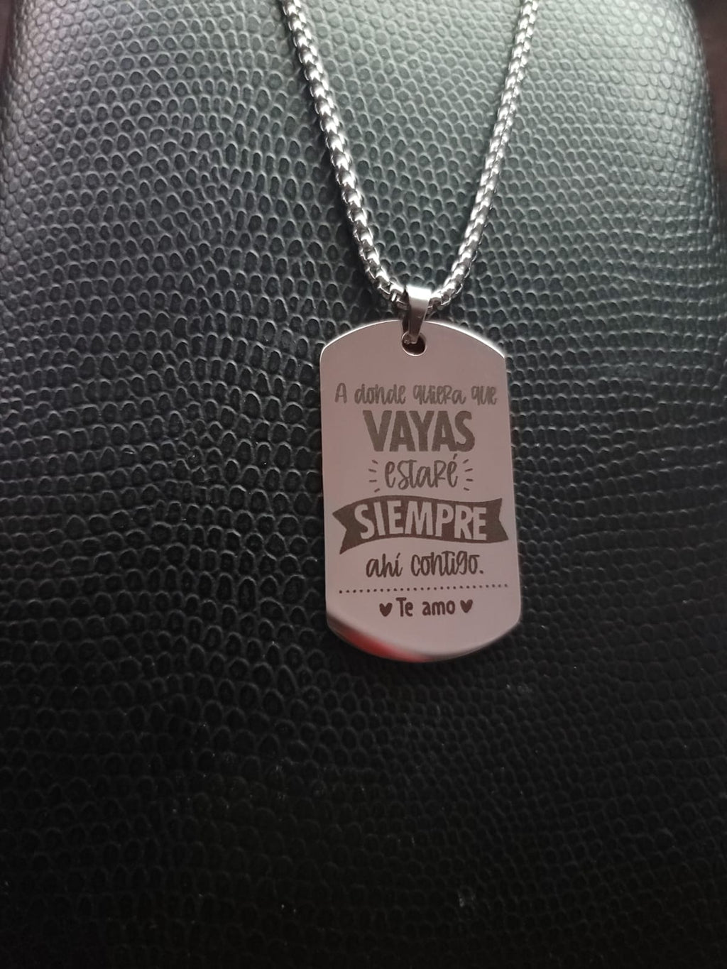 Collar tipo militar personalizable