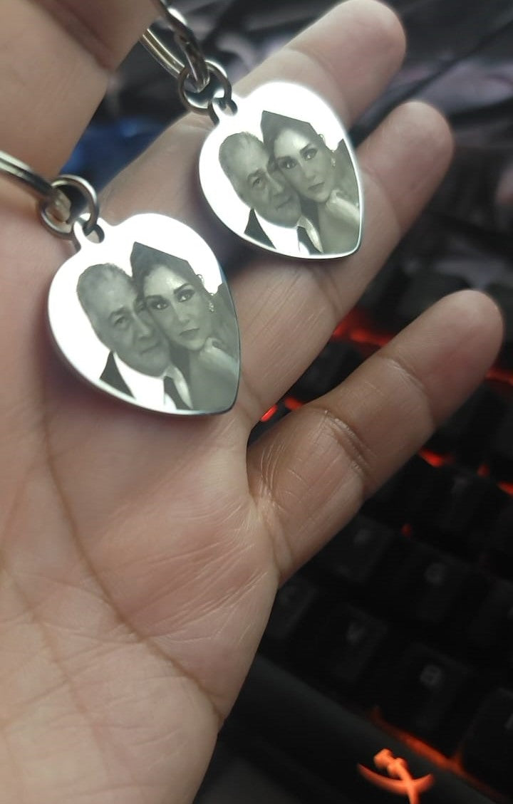 Llavero corazón personalizado